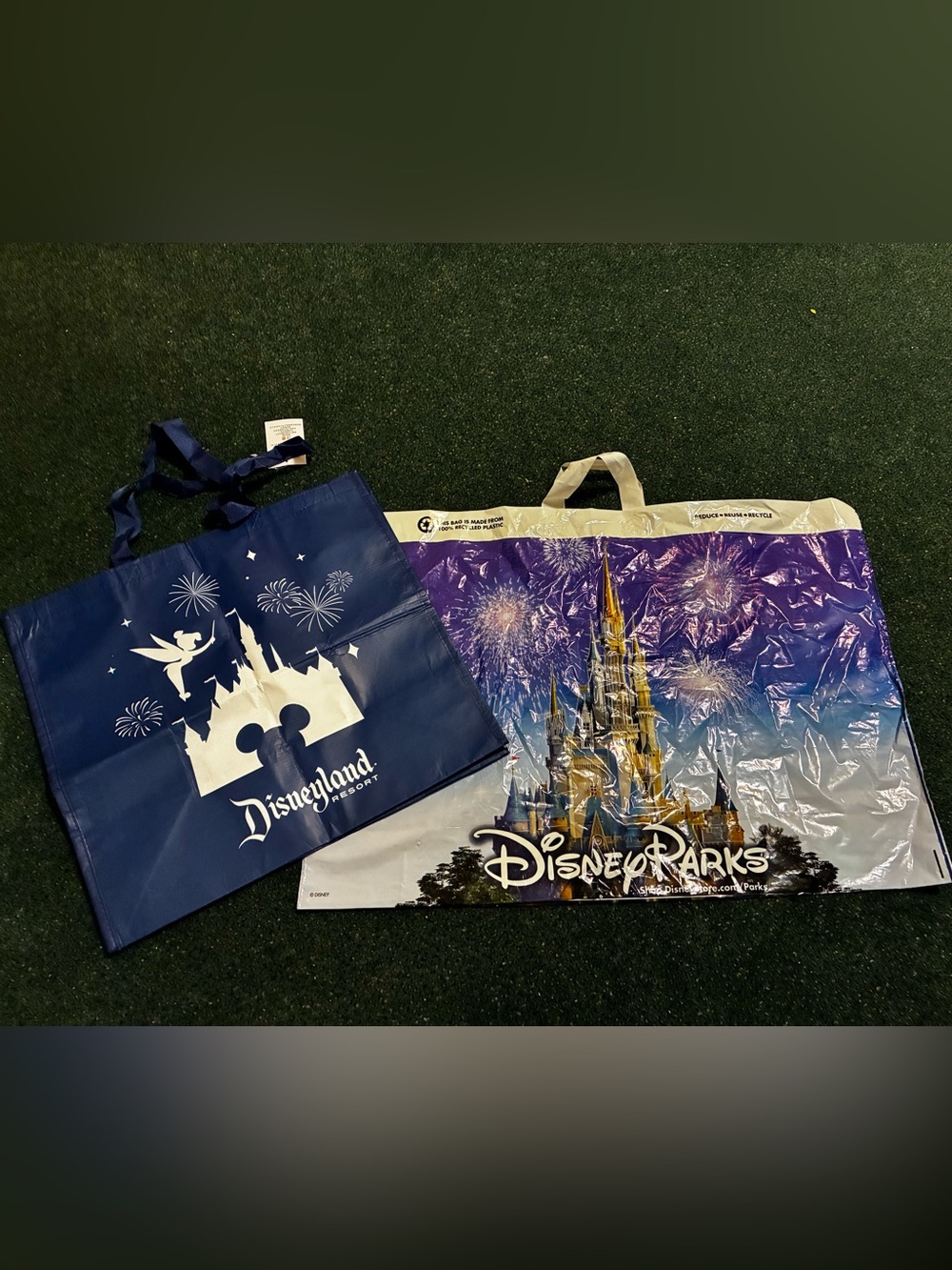 Disney Parks Castle Tote Bag with Shopping Bag